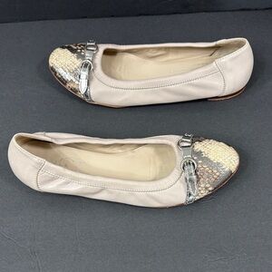 AGL Leather Animal Print Flats